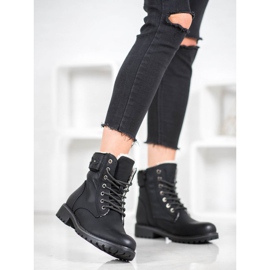 SHELOVET Eleganta Trappers svart 2