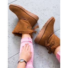 SHELOVET Kamel Mukluki på plattformen brun 2