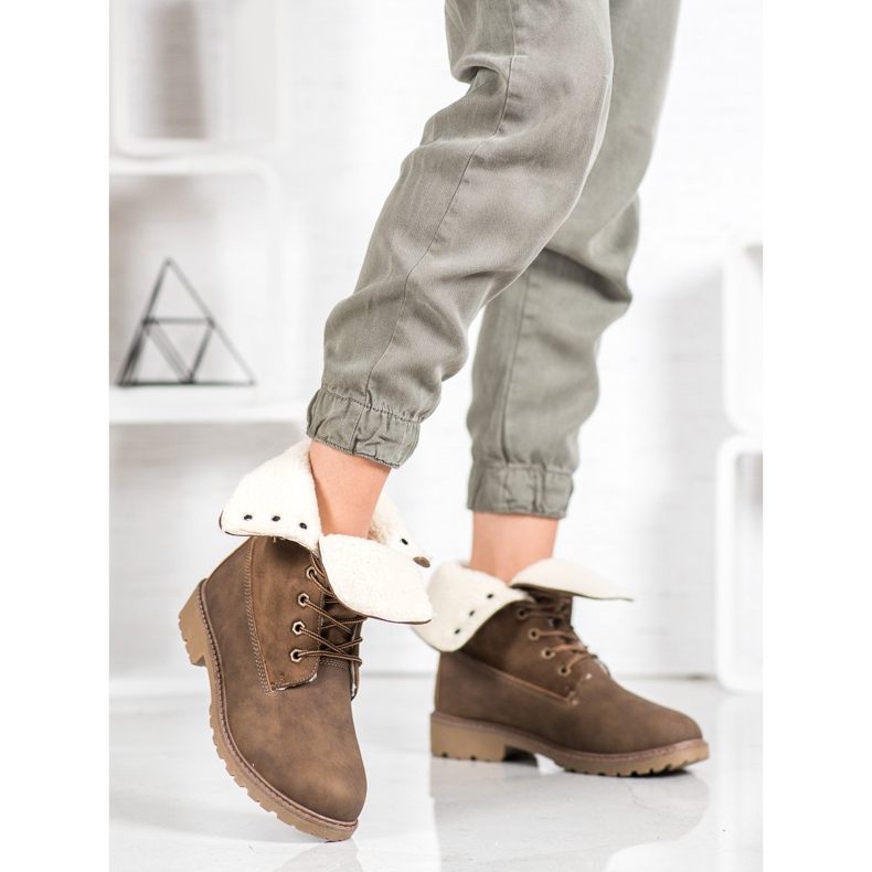 Super Me Snörskor kaki grön 1