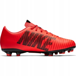 Nike Mercurial Victory Vi Fg Jr 831945 616 sko orange röd 2