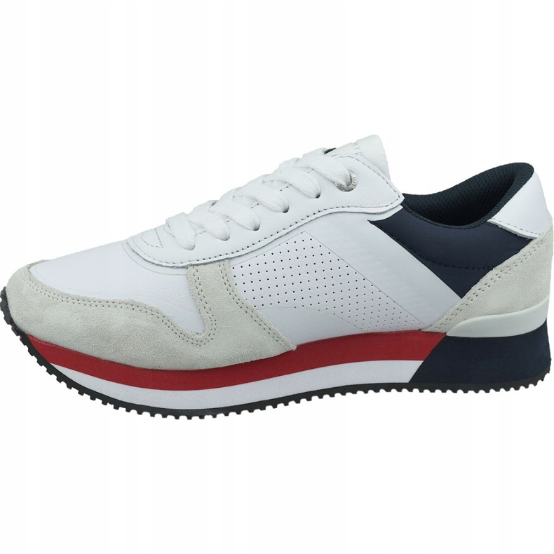 Tommy Hilfiger Active City Sneaker W FW0FW04304 020 skor vit röd marinblå 1