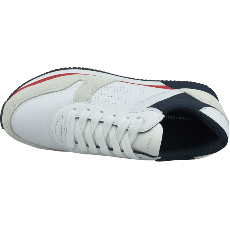 Tommy Hilfiger Active City Sneaker W FW0FW04304 020 skor vit röd marinblå 2