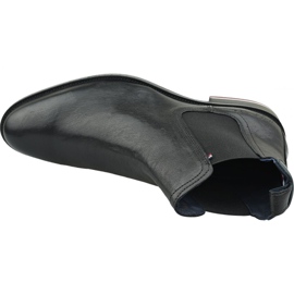 Tommy Hilfiger Signature Läder Chelsea Stövlar M FM0FM02421 990 svart 2