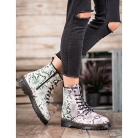 SHELOVET Eco Leather Workers Ormtryck vit 2