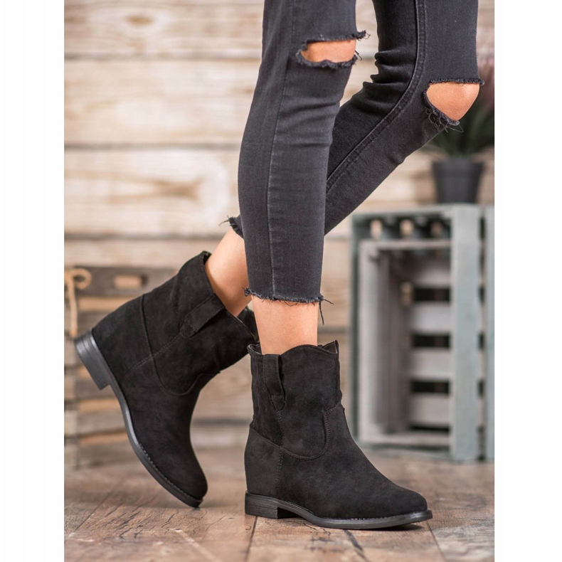 Seastar Trendiga cowboystövlar svart 1