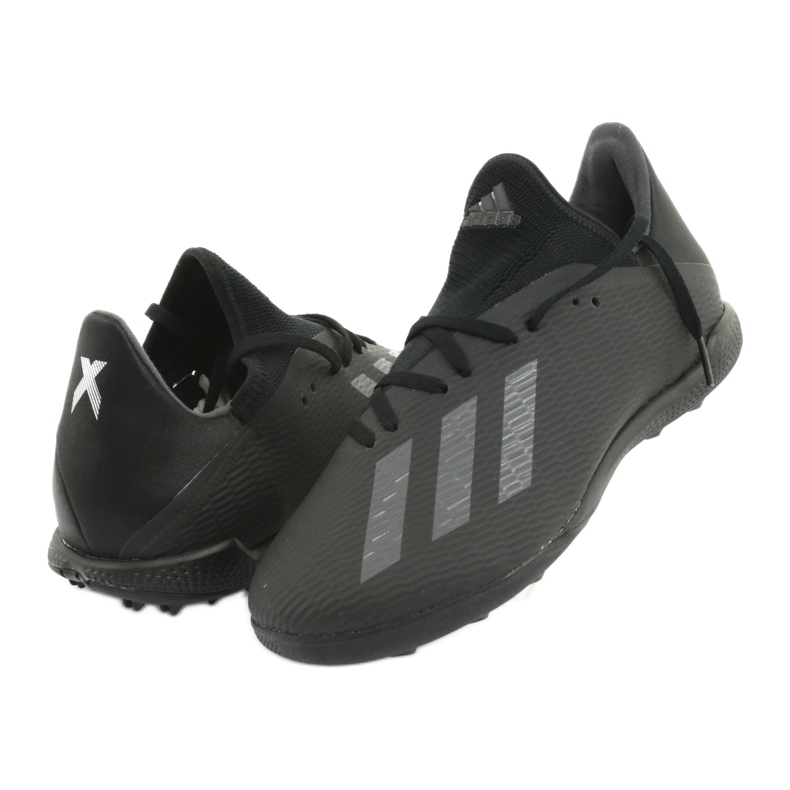 Adidas X 19.3 Tf M F35373 fotbollsskor svart 2