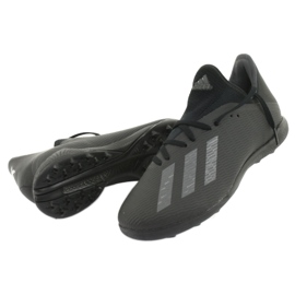 Adidas X 19.3 Tf M F35373 fotbollsskor svart 3