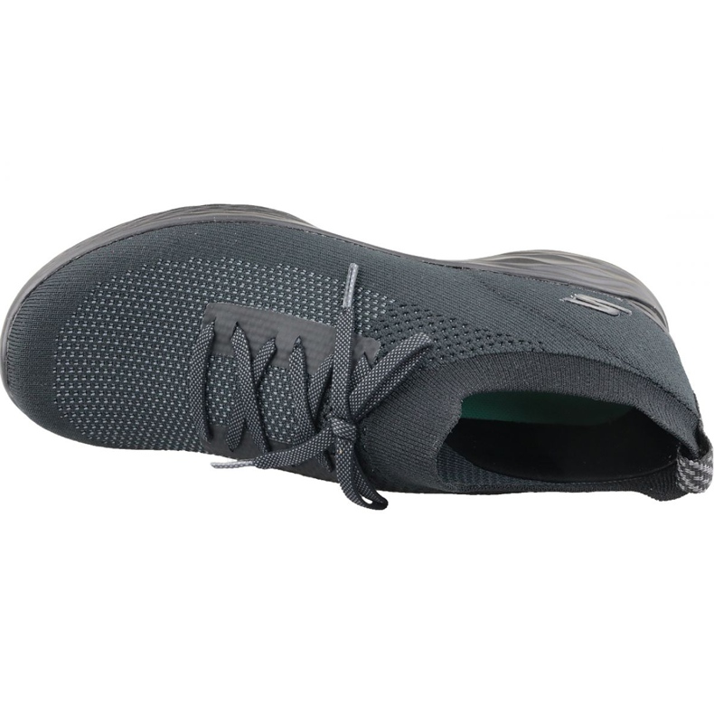 Skechers You Shine Trainers W 14957-BKGY grå 2