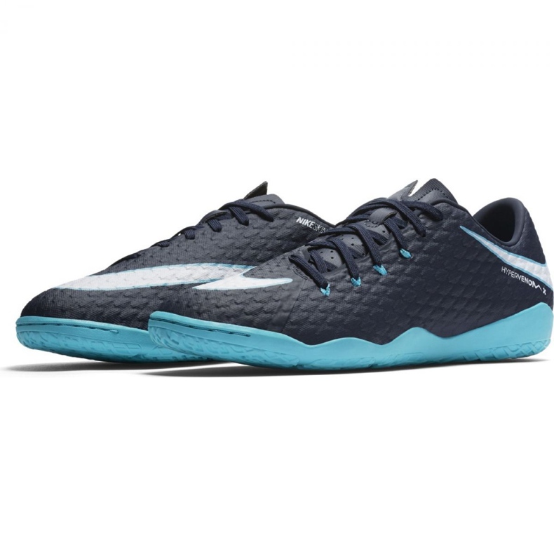 Inomhusskor Nike HypervenomX Phelon Iii Ic mångfärgad marinblå 1