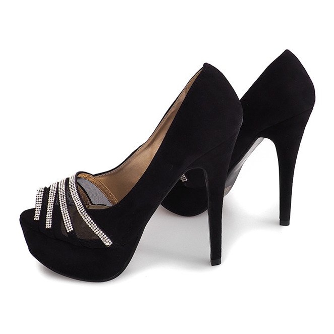 Mockapumpar på hög klack MD7079-1 svart 2