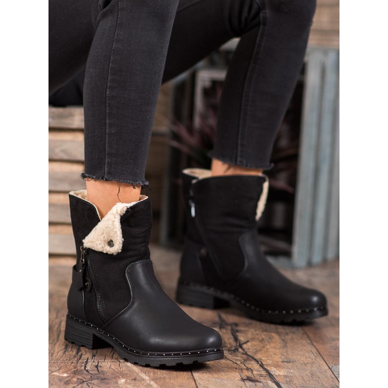 SHELOVET Arbetare Med En Roll -Up Sko svart 2