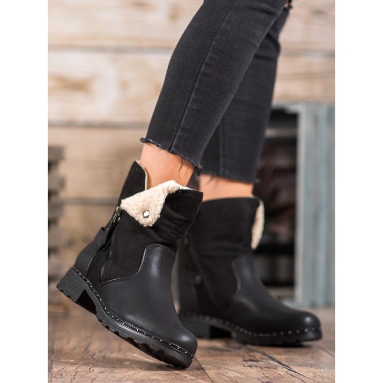 SHELOVET Arbetare Med En Roll -Up Sko svart 1