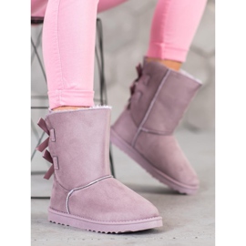 Kayla Bekväm Mukluki violett 2