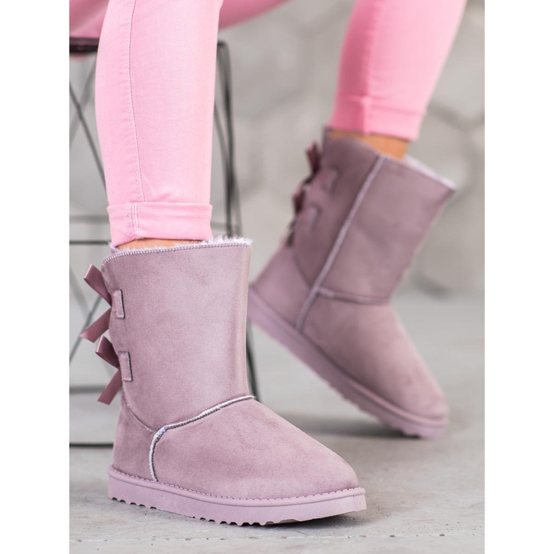 Kayla Bekväm Mukluki violett 2