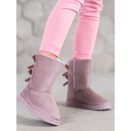 Kayla Bekväm Mukluki violett 1