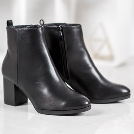 Weide Bekväma stövlar på en stolpe svart 2