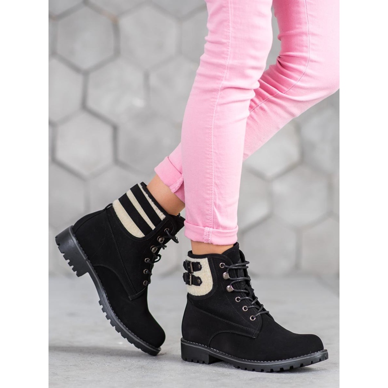 SDS Textilfångare med fårskinn svart 1