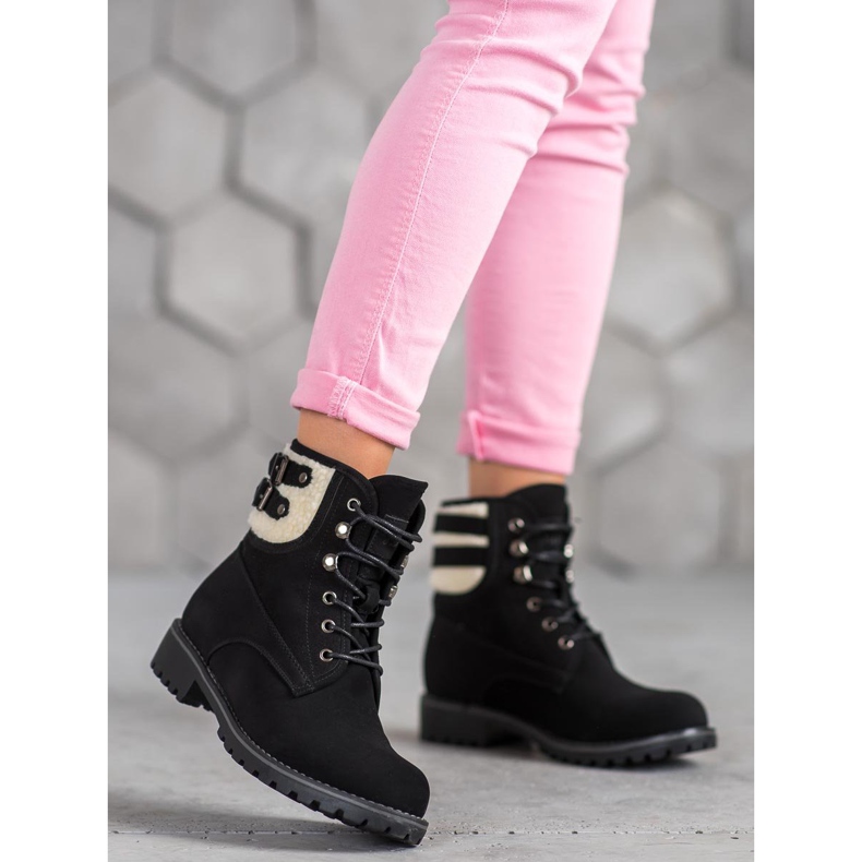 SDS Textilfångare med fårskinn svart 2