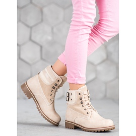 SDS Textilfångare med fårskinn beige 1