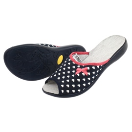 Befado damskor hjärtan pu 254D099 vit röd marinblå 4