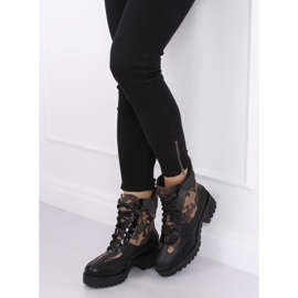 Högsulaskor NS067 Kamouflage svart 1