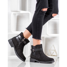 SHELOVET Mockanarbetare med spänne svart 1