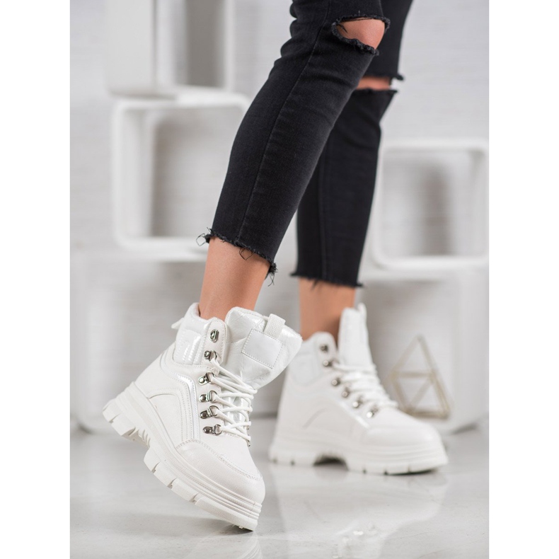 SHELOVET Varma sneakers vit 2