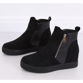 Svarta RQ235 Svarta stövlar på en dold kil 2