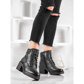 Super Mode Bekväma ekoläder svart 2