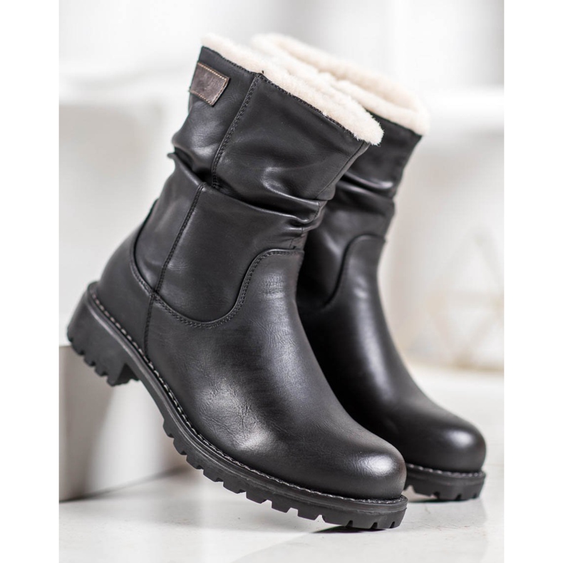 SHELOVET Arbetare Med En Roll -Up Sko svart 2