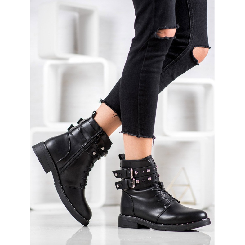 SDS Arbetare Med Cubic Zirconia svart 1