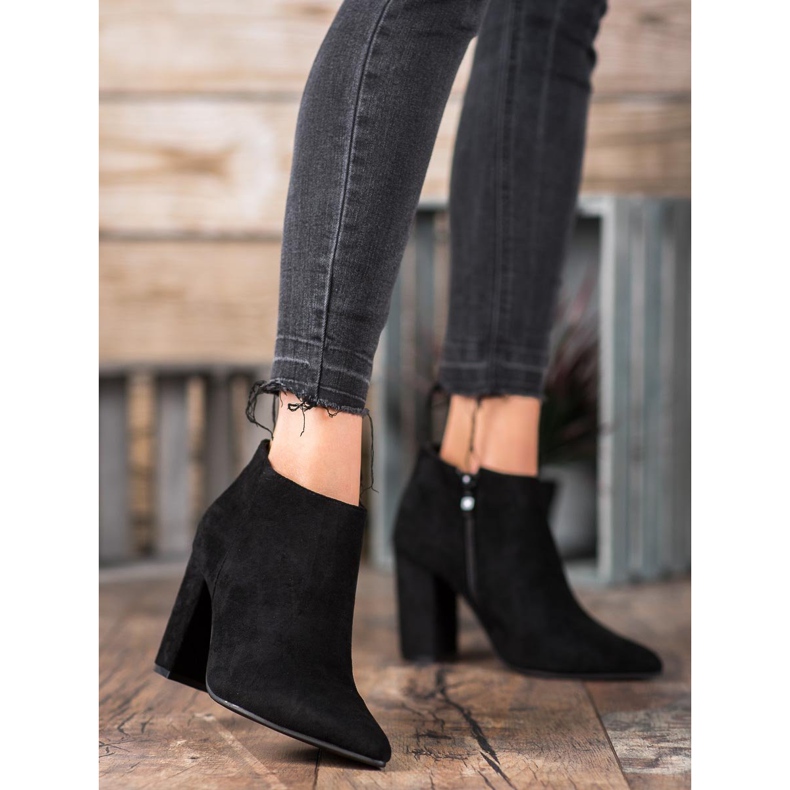 Marquiz Sexiga stövlar med dragkedja svart 2