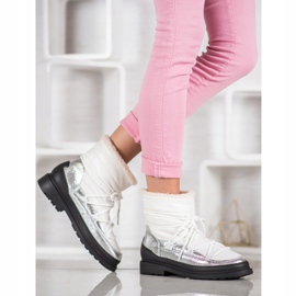 VICES snöskor i textil vit 1