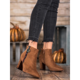 Small Swan Mockaskor med dragkedja brun 2