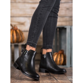 Nio Nio Trendiga stövlar med spänne svart 2