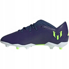 Adidas Nemeziz Messi 19.3 Fg Jr EF1814 fotbollsskor gul purpur 2