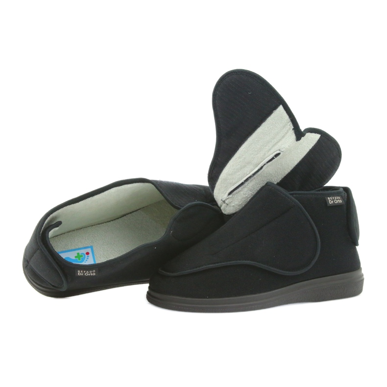 Dr.orto befado mäns tofflor pu 163m002 svart 2