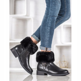 SHELOVET Arbetare Med Päls svart 1