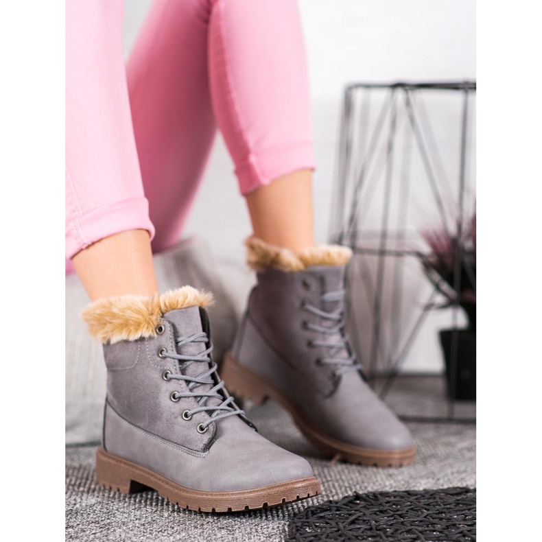 SHELOVET Bekväma fällare grå 2