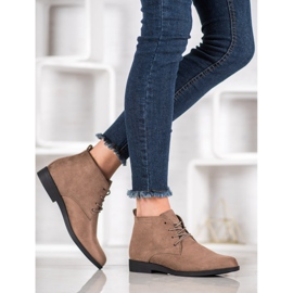 Goodin Bekväma mocka stövlar brun 1