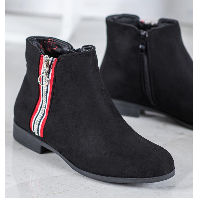 SHELOVET Varma stövlar med dragkedja svart 1