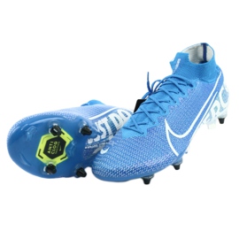 Nike Mercurial Superfly 7 Elite SG-Pro Ac M AT7894-414 fotbollsskor blå 5
