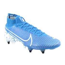 Nike Mercurial Superfly 7 Elite SG-Pro Ac M AT7894-414 fotbollsskor blå 1