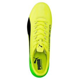 Fotbollsskor Puma Evo Speed ​​17.4 Fg M 104017 01 mångfärgad gul 1