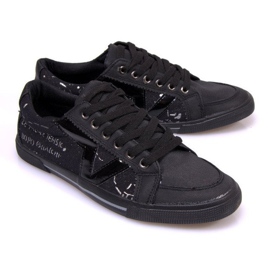 Material Sneakers A961 Svart 2