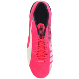 Fotbollsskor Puma Evo Speed ​​3.3 Fg M 103014 03 rosa rosa 1