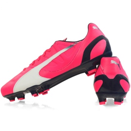 Fotbollsskor Puma Evo Speed ​​3.3 Fg M 103014 03 rosa rosa 2