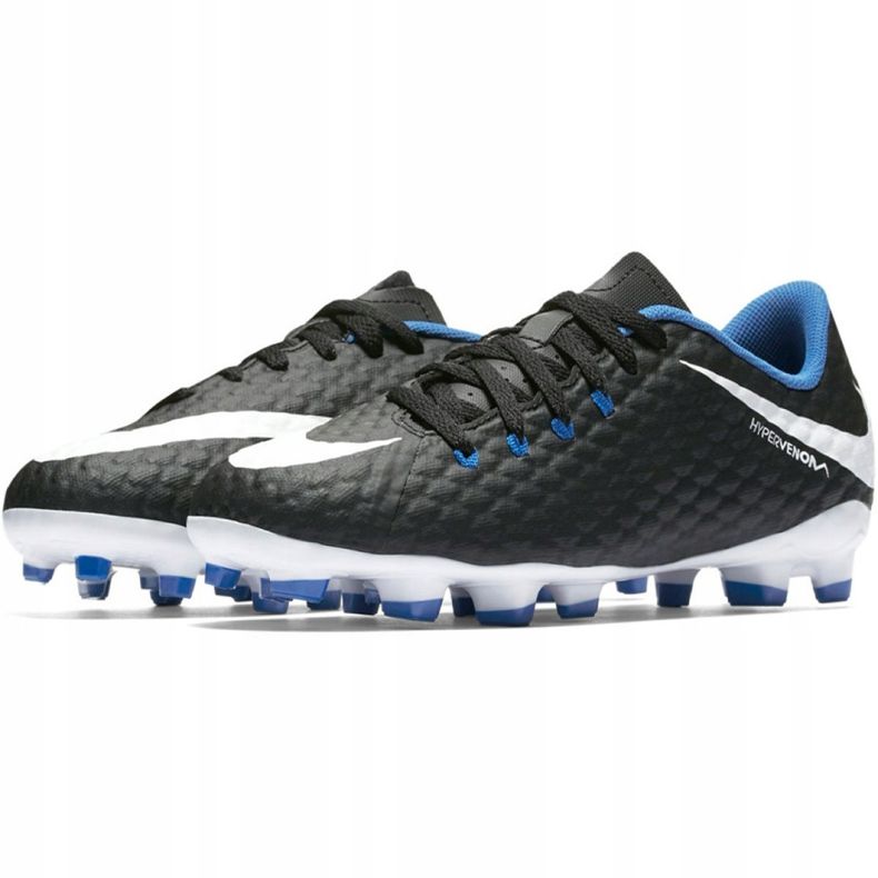 Nike Hypervenom Phelon Iii Fg Jr 852595-002 svart svart 2