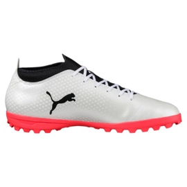 Puma One 17.4 Tt M 104078 01 fotbollsskor vit vit 2