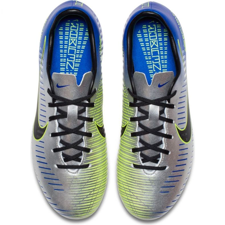 Nike Mercurial Victory 6 Neymar Fg Jr 921488-407 fotbollsskor grå silver- 1
